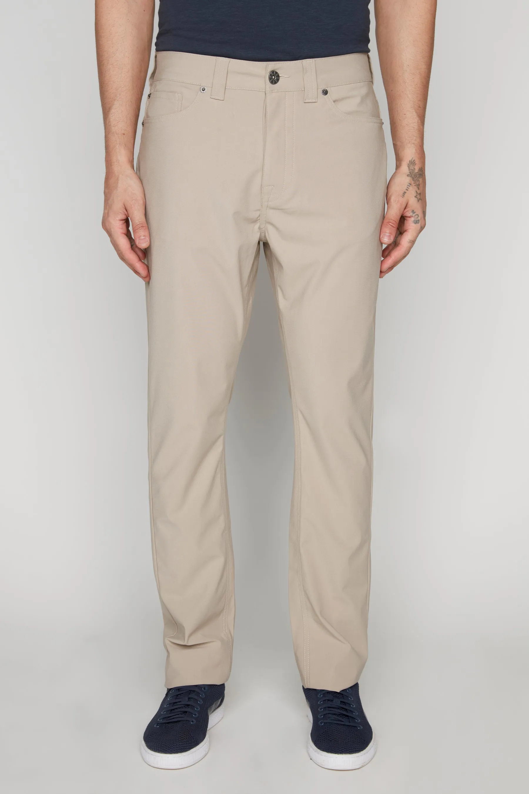 5 Pocket Slim Fit Pants - Sage