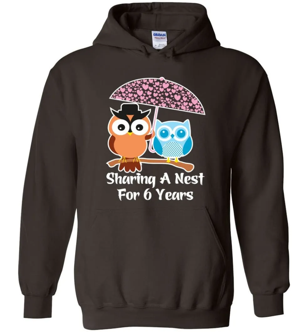 6 Years Wedding Anniversary Gifts Valentine's Day Hoodie