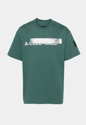 A Cold Wall Strata Logo T-Shirt Dark Green