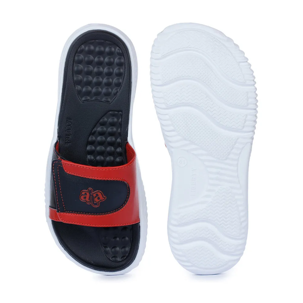 A-HA By Liberty Red Slides For Men STAMINA-2