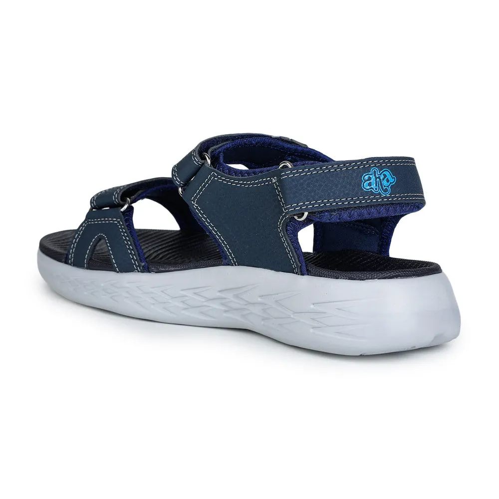 A-HA Casual Blue Sandals For Men IMPACT-9 By Liberty