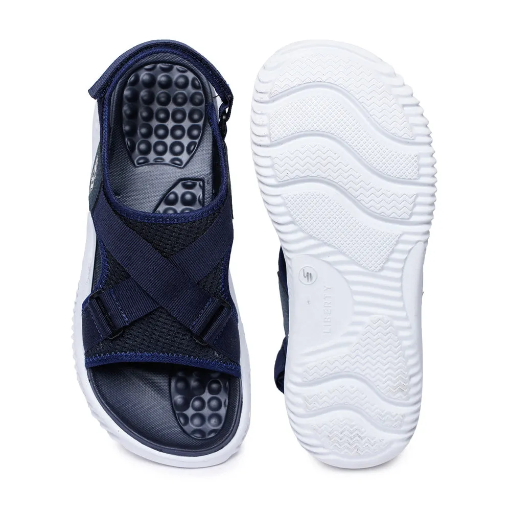 A-HA Casual Blue Sandals For Men STAMINA-6E By Liberty