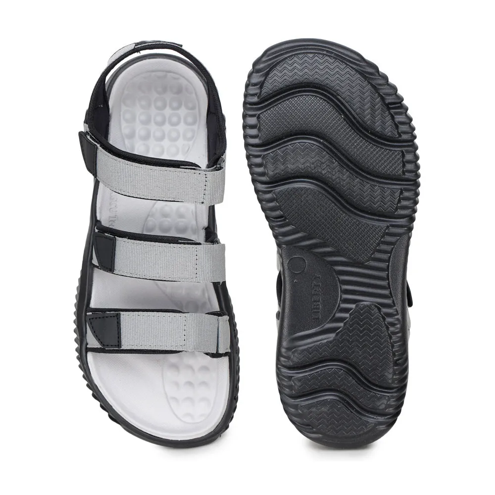 A-HA Casual Grey Sandals For Men STAMINA-4 By Liberty