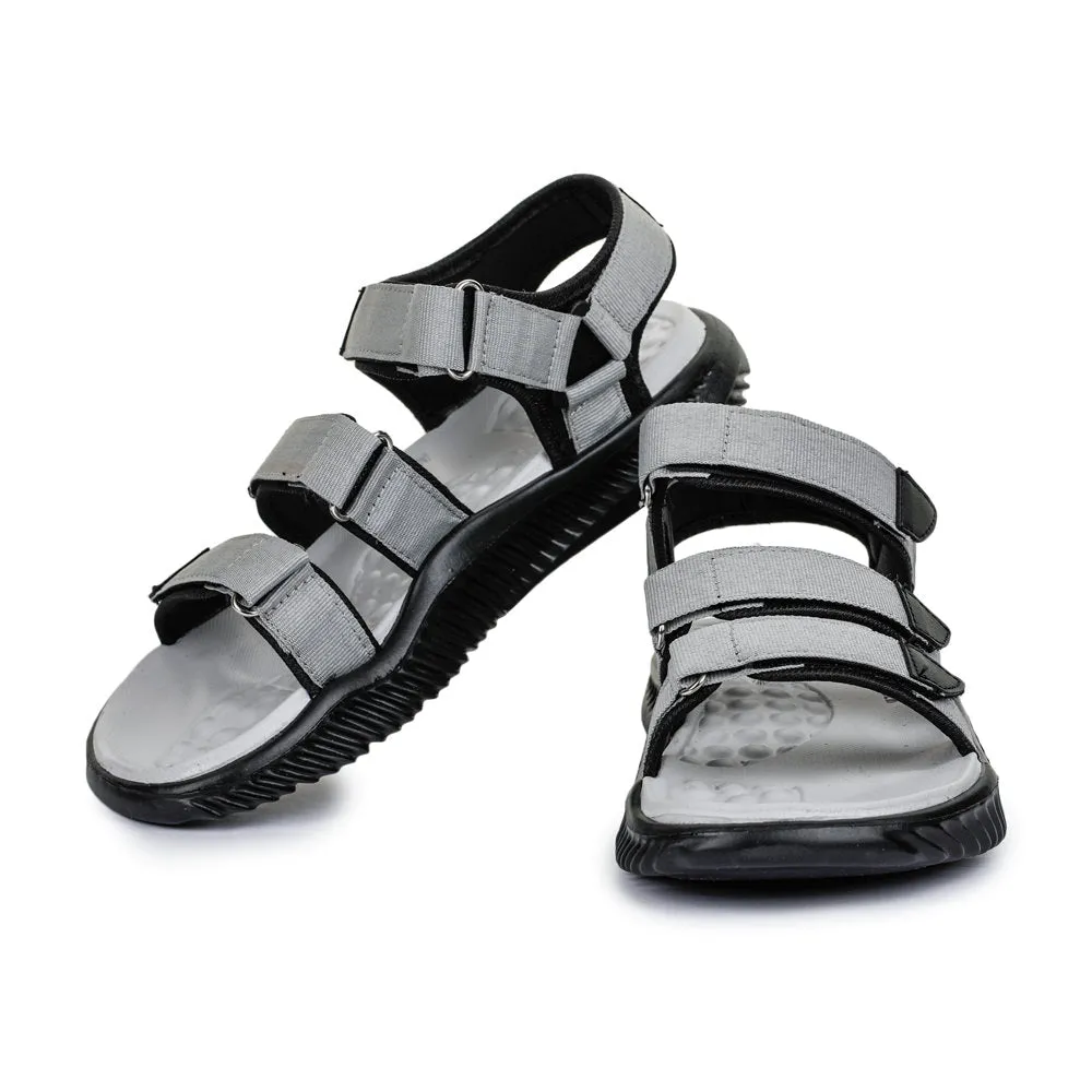 A-HA Casual Grey Sandals For Men STAMINA-4E By Liberty