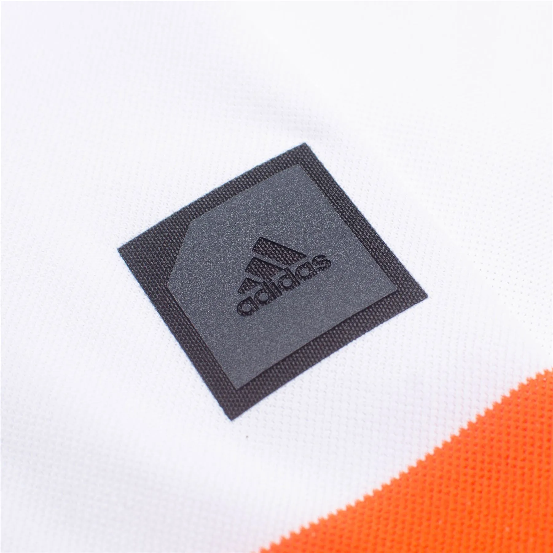 Adicross Checkered Polo White/Black/Semi Impact Orange - AW22