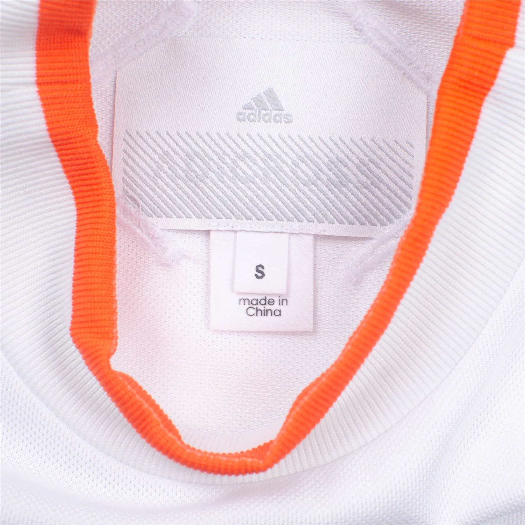 Adicross Checkered Polo White/Black/Semi Impact Orange - AW22