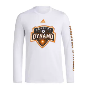 adidas - Kids' (Junior) Houston Dynamo FC Long Sleeve T-Shirt (R8PDH3F)