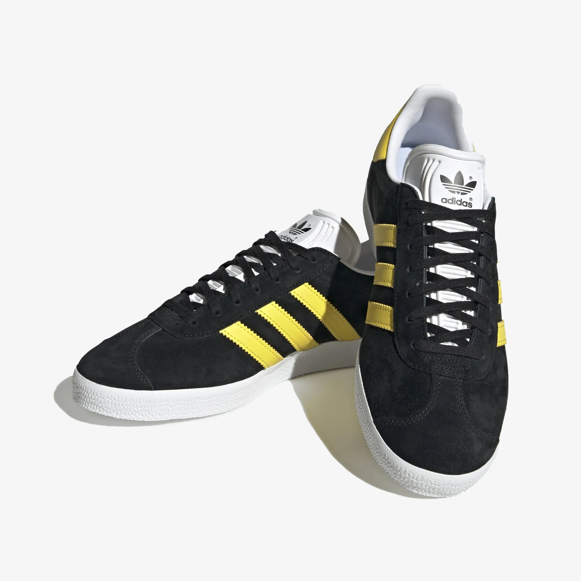 Adidas Originals | GAZELLE  { BLACK/YELLOW