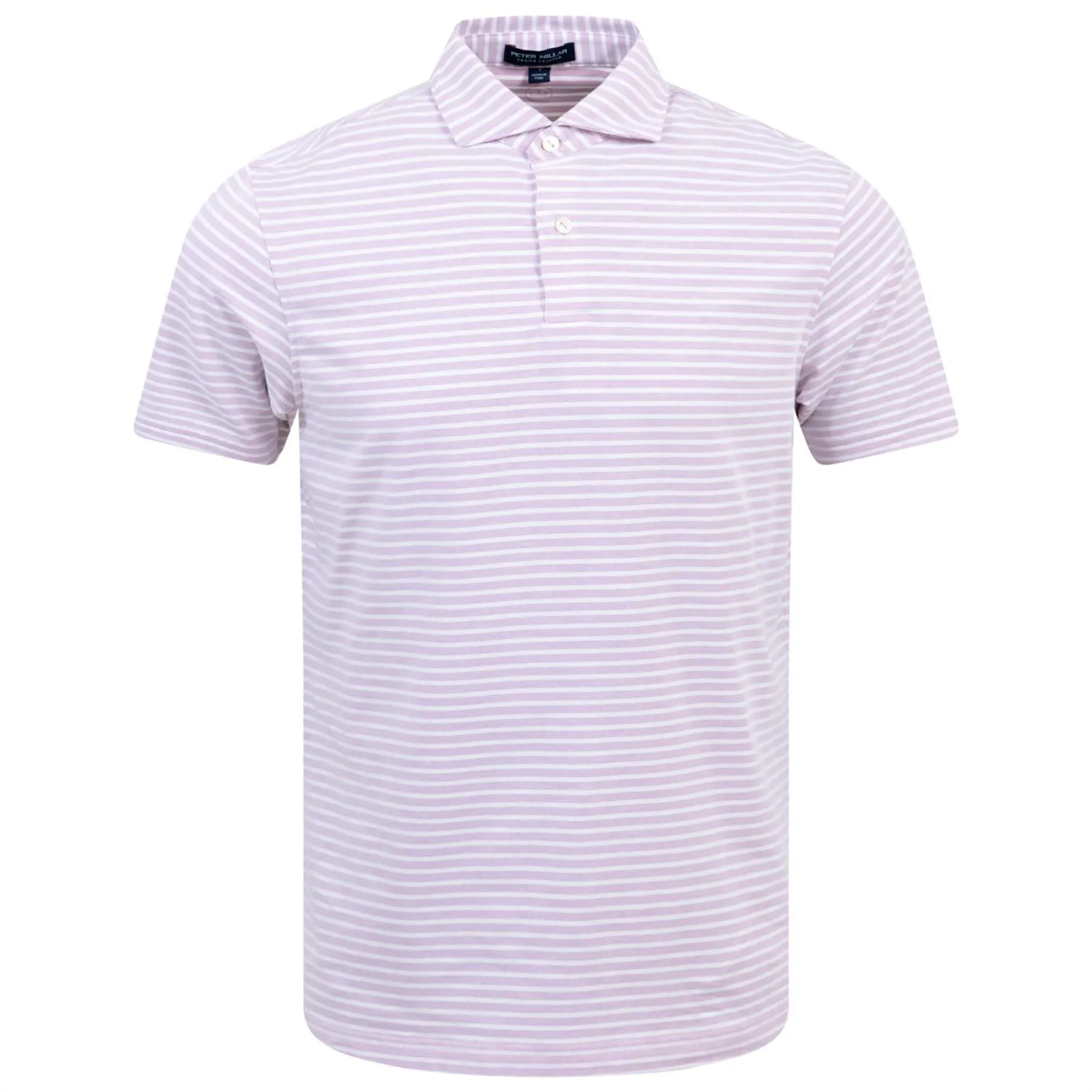 Albatross Cotton Blend Stripe Pique Polo Valencia - SS24