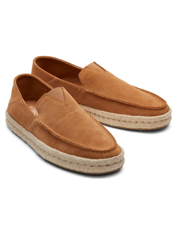 Alonso Loafers Tan Suede Espadrilles