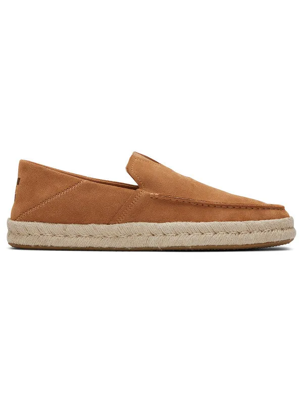 Alonso Loafers Tan Suede Espadrilles