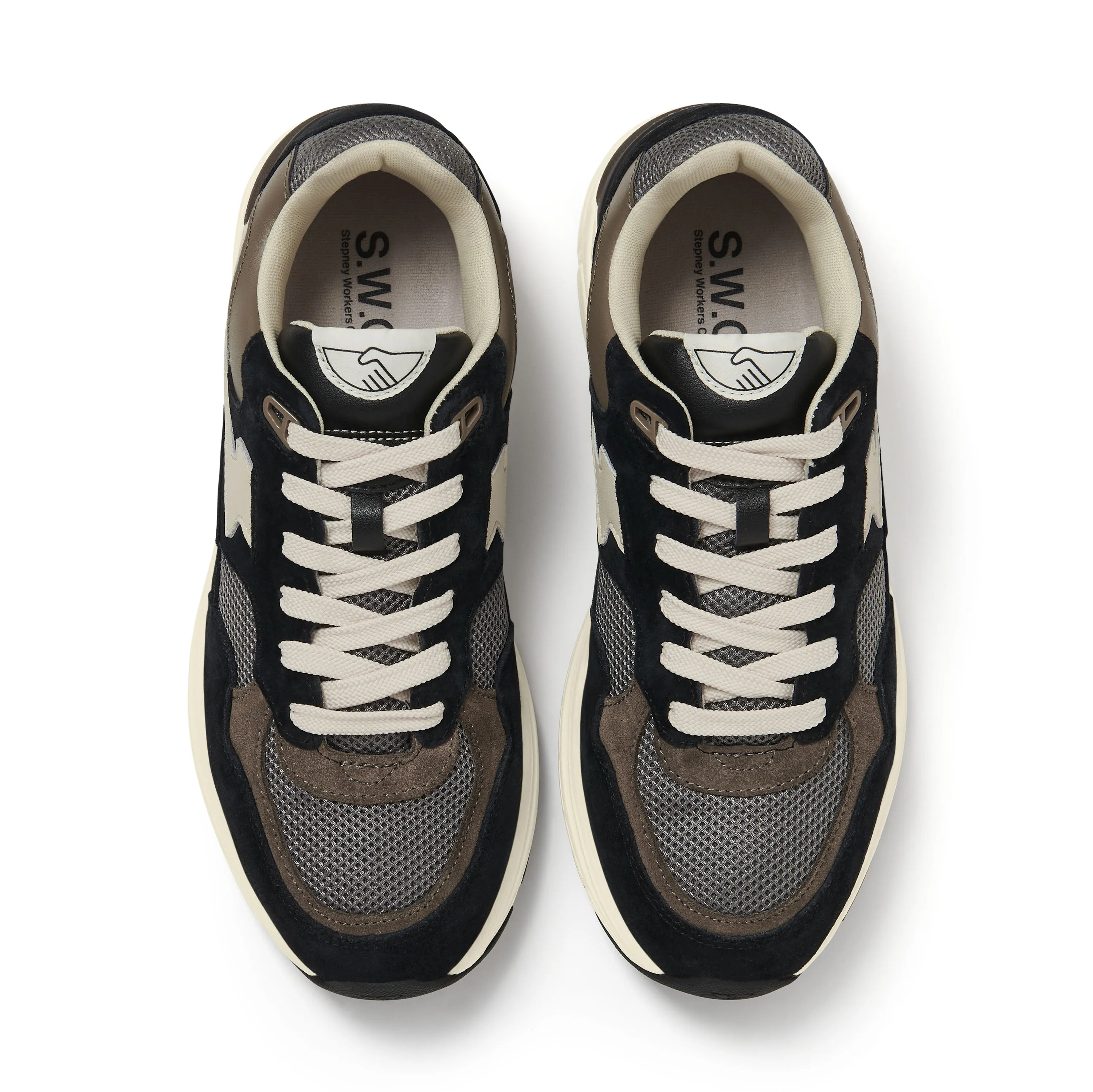 Amiel S-Strike Suede Mix Black Grey (men)