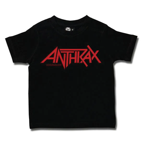 Anthrax Kids T-Shirt - Black - Anthrax Logo