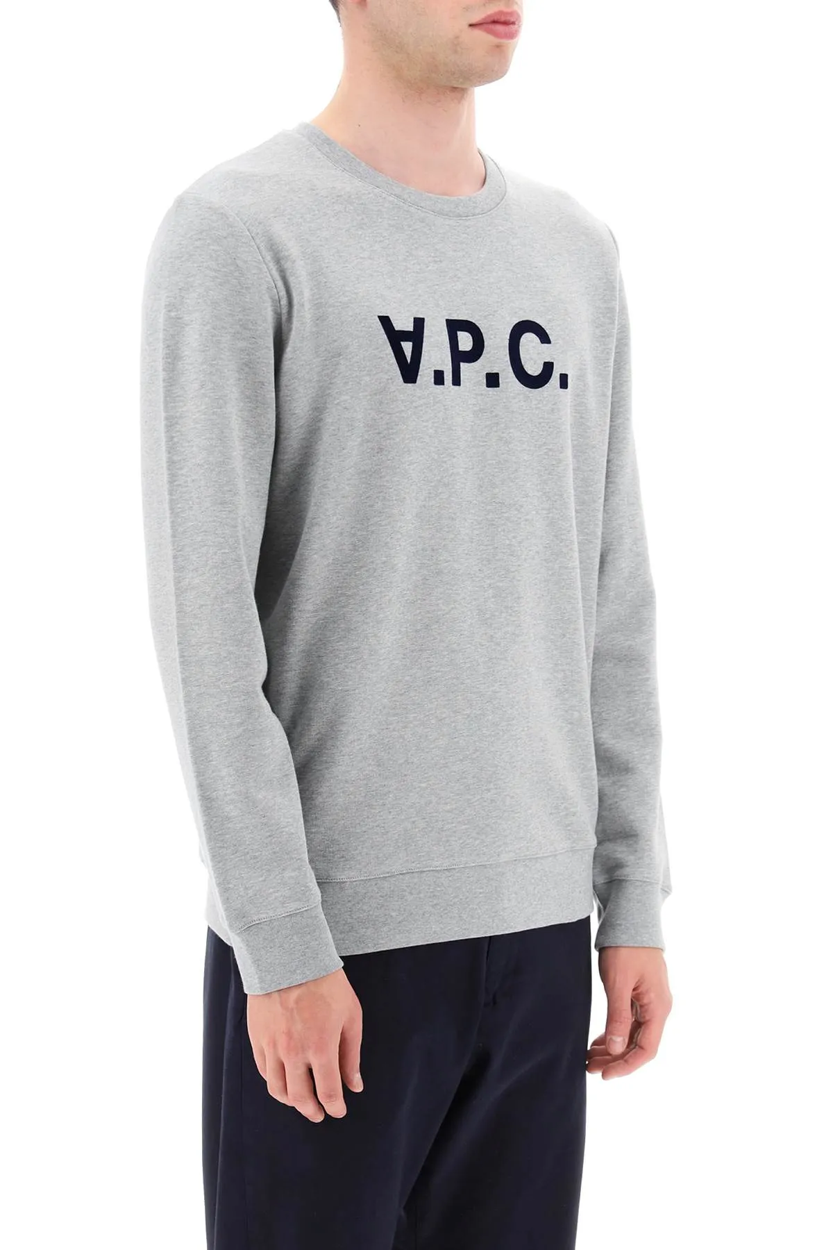 A.P.C. flock v.p.c. logo sweatshirt