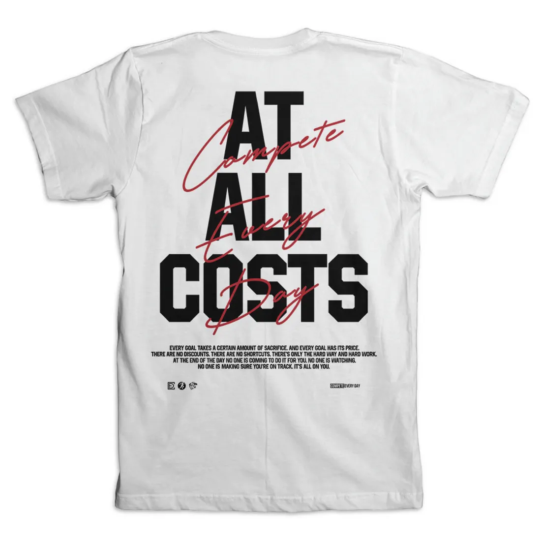 At All Costs T-shirt | White