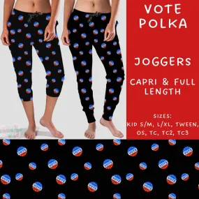 Batch #186 - Vote Collection - Closes 8/27 - ETA early Oct. - Vote Polka Full and Capri Length Joggers