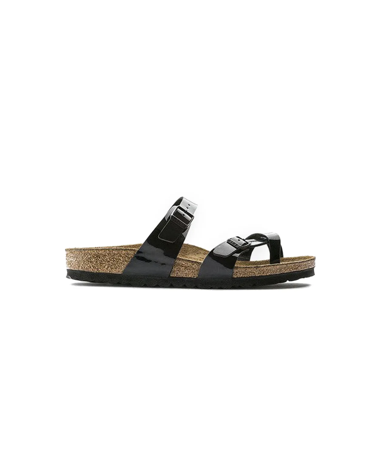 Birkenstock Mayari Birko-Flor Black Patent Sandals