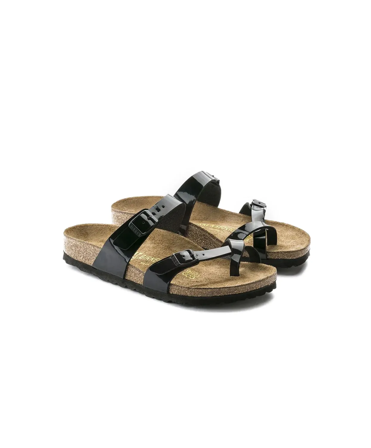 Birkenstock Mayari Birko-Flor Black Patent Sandals