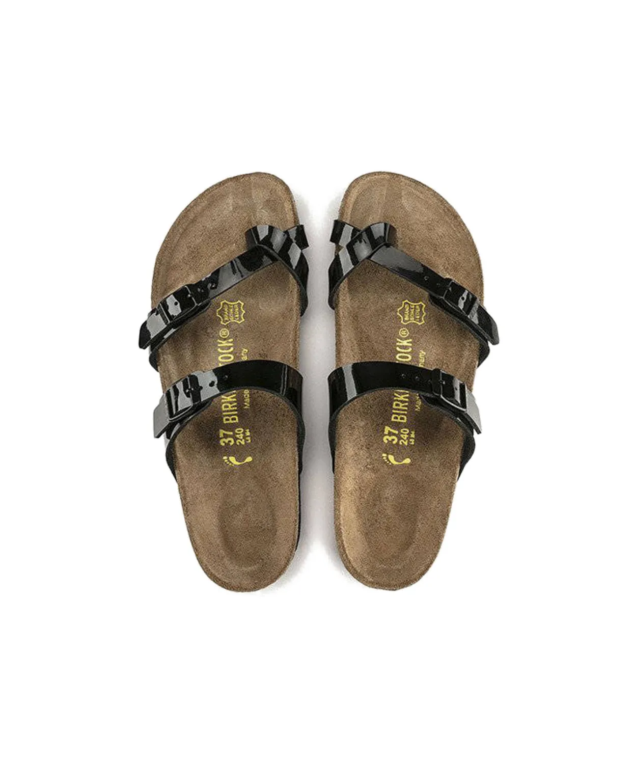 Birkenstock Mayari Birko-Flor Black Patent Sandals