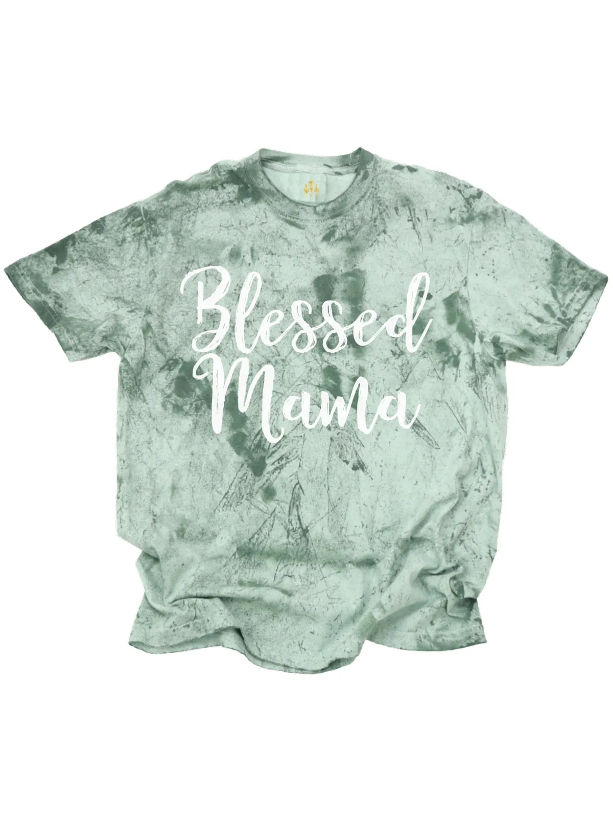 Blessed Mama Tie Dye Shirts - Green, Purple, Pink & Blue