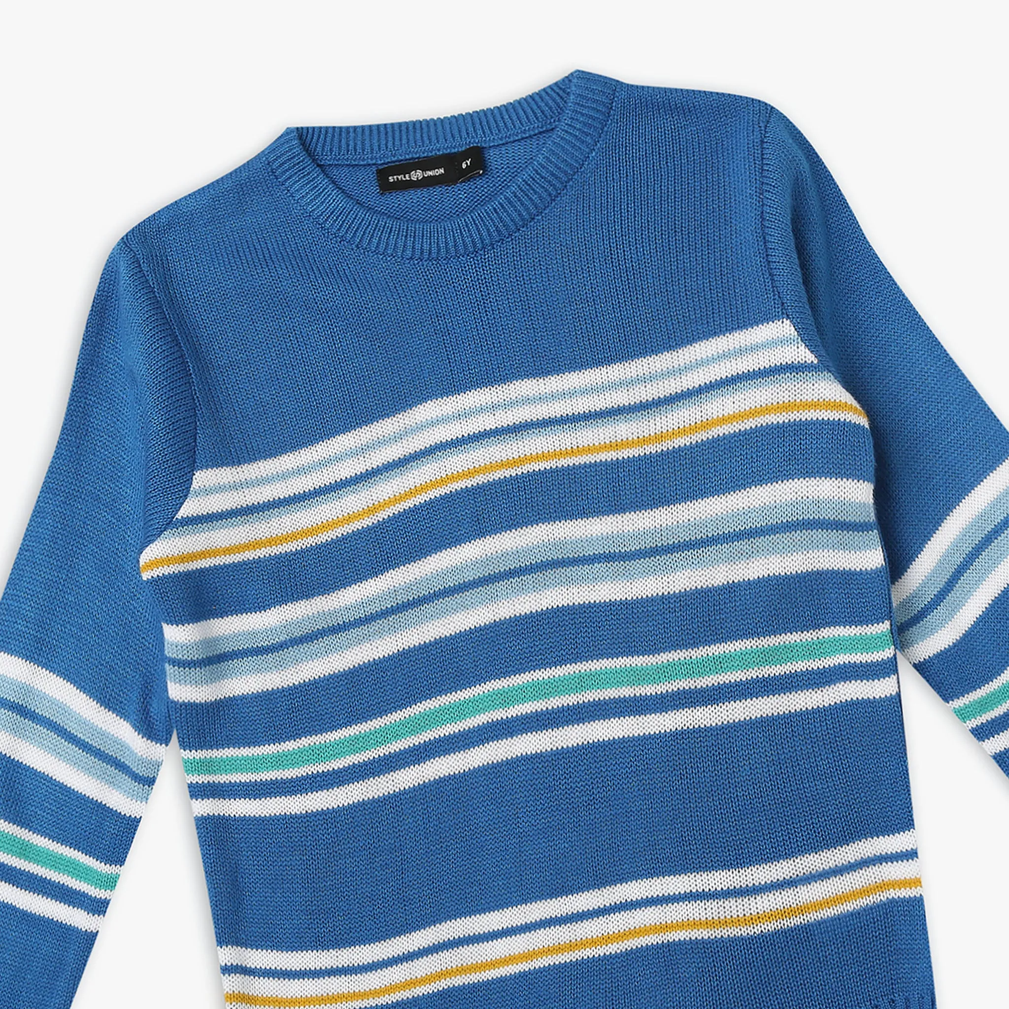 Boy's Regular Fit Jacquard Sweater