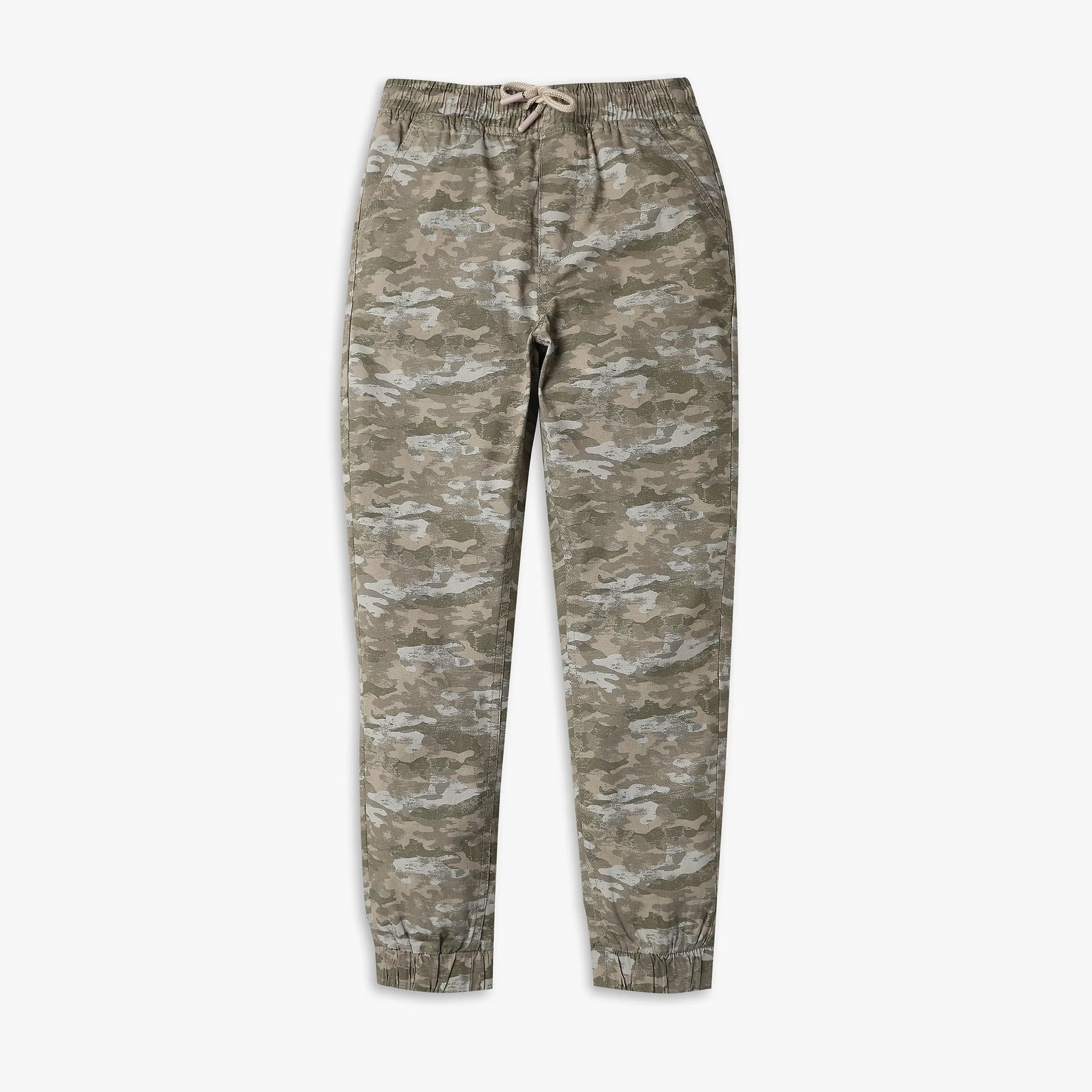 Boys Regular Fit Printed Mid Rise Joggers