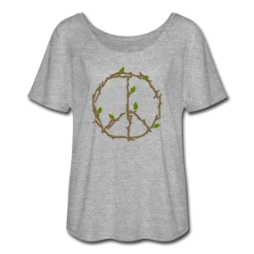 Branches And Leaves Women’s Flowy T-Shirt