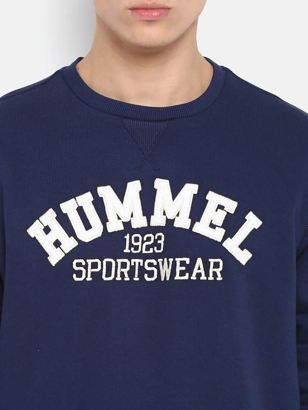 Bror Men Navy Blue Sweatshirt