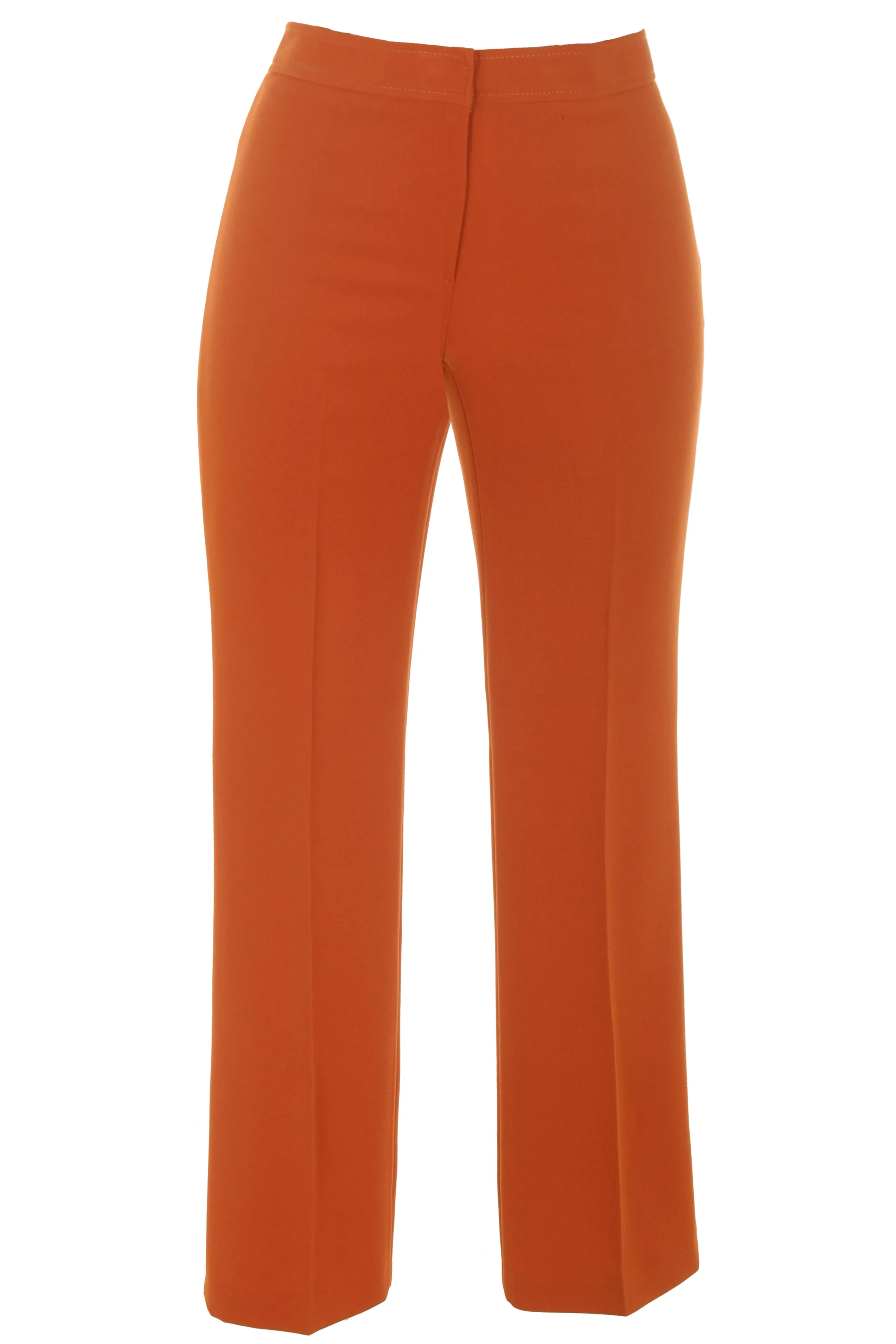 Busy Womens Terracotta Orange Trousers