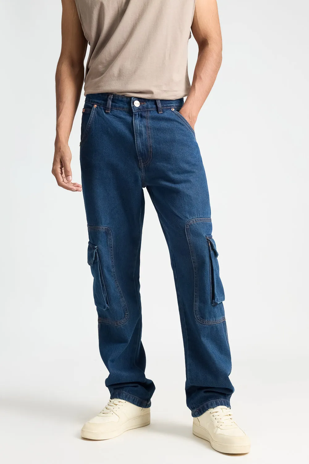 Cargo Men's Blue Jeans