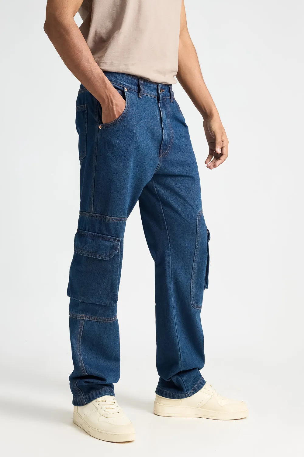 Cargo Men's Blue Jeans