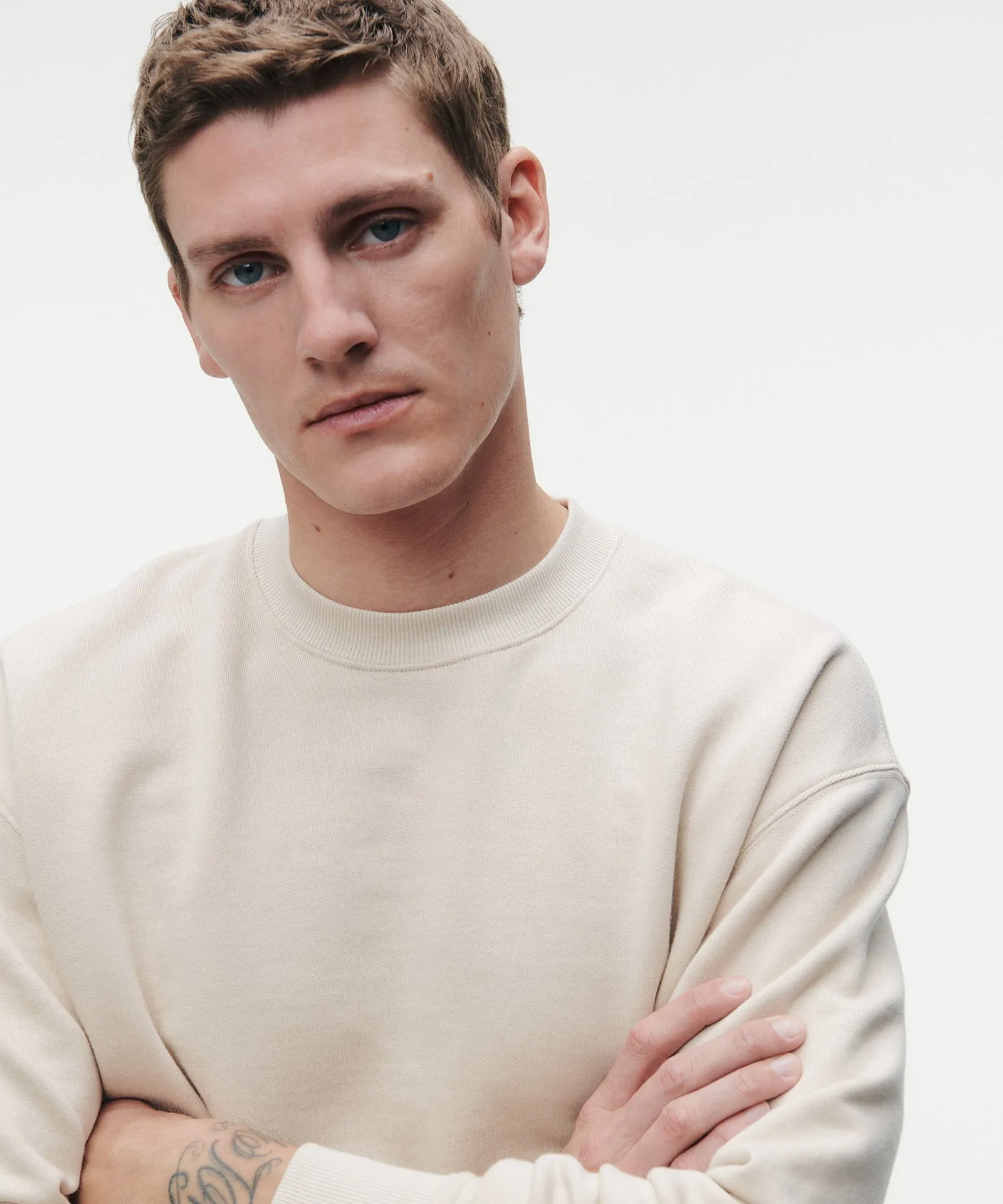 Cashmere Terry Crewneck Sweatshirt