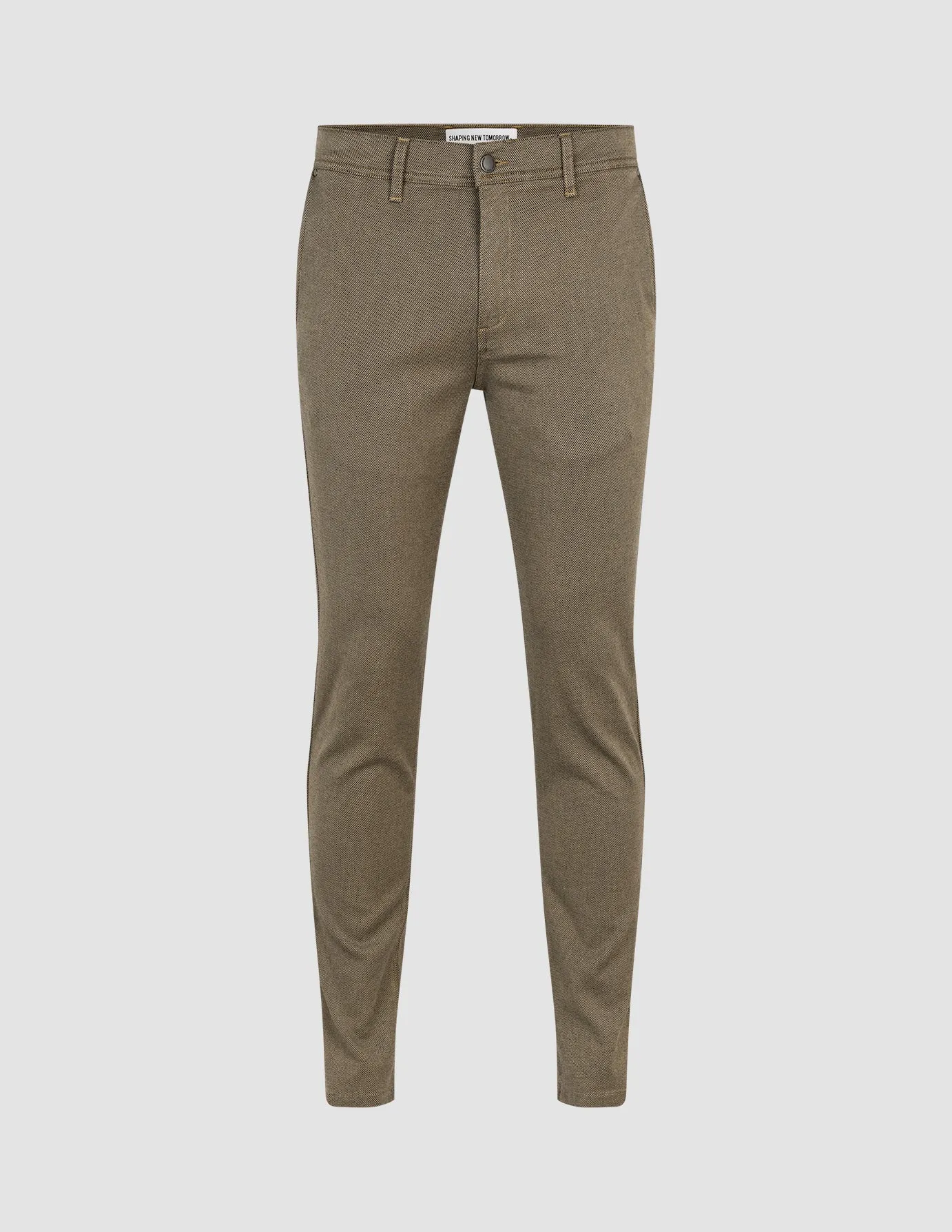 Classic Pants Slim Wooden Beige