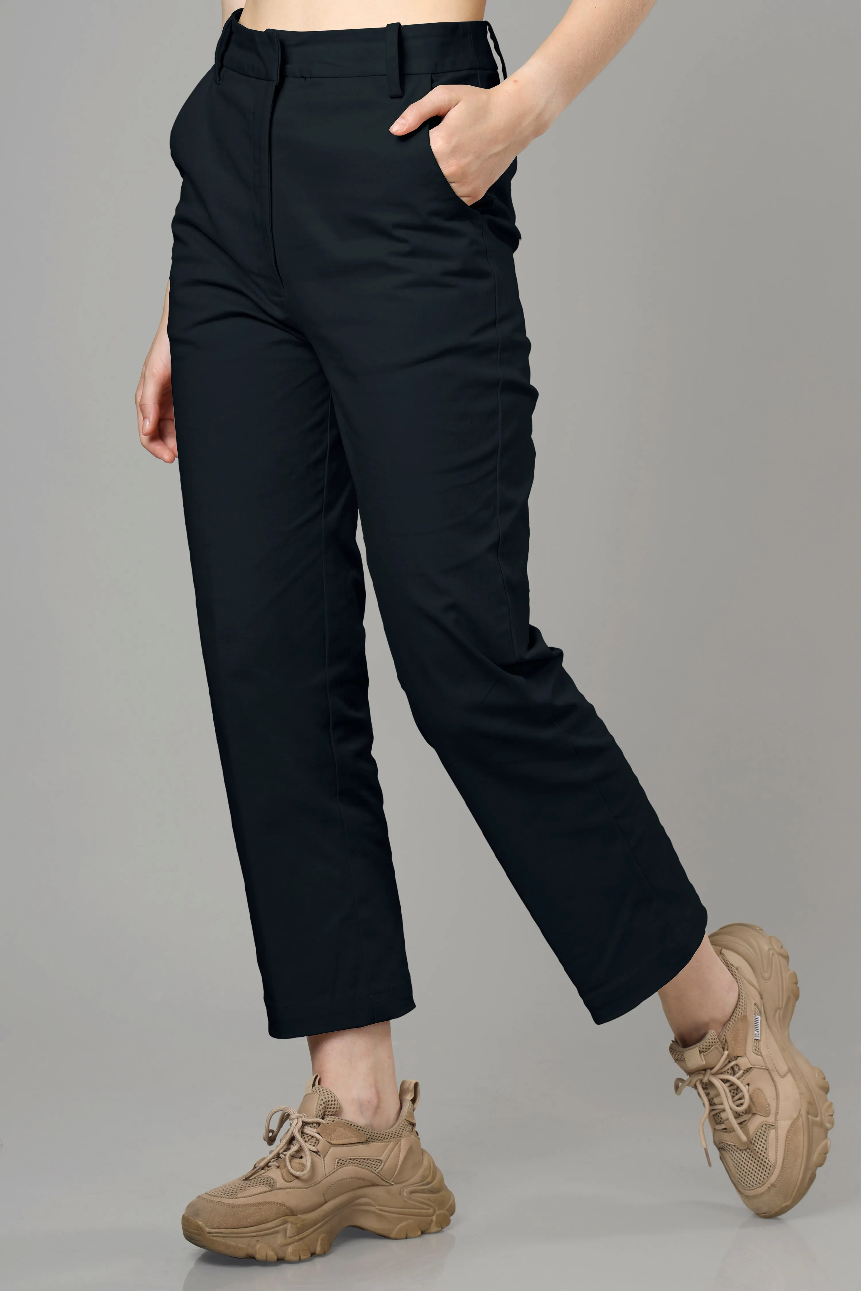 Classic Plain  Women's Trousers