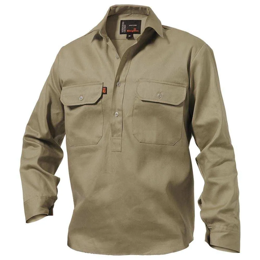 Closed Front Drill Shirt