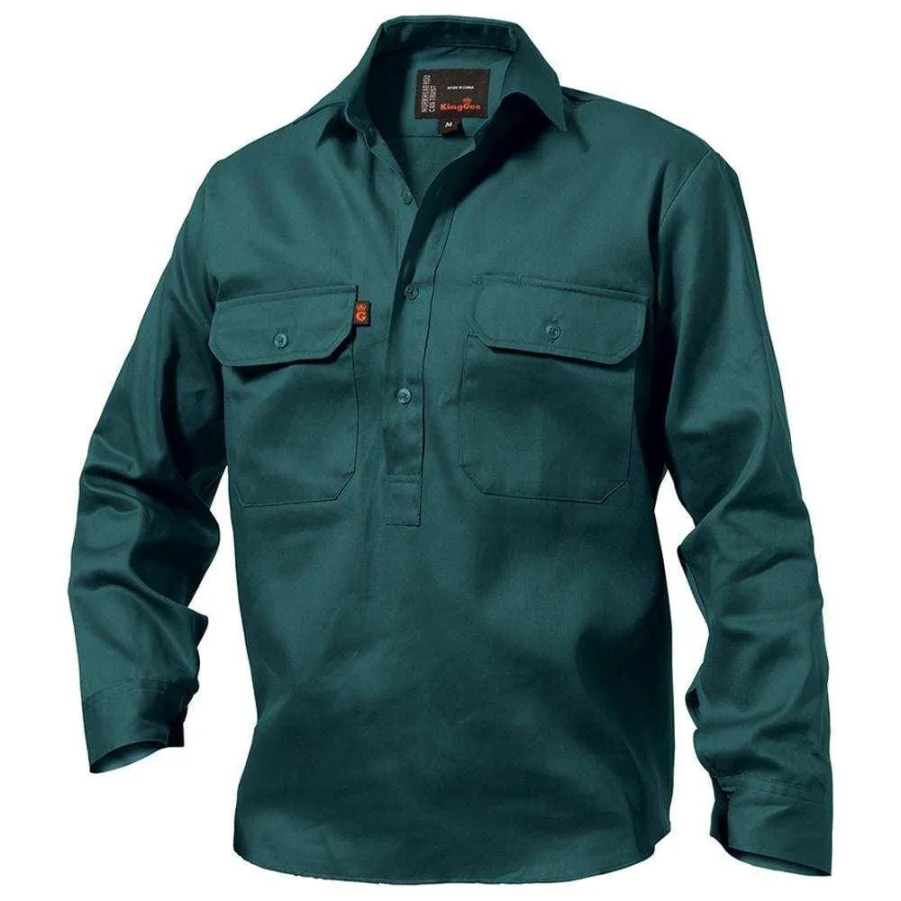 Closed Front Drill Shirt