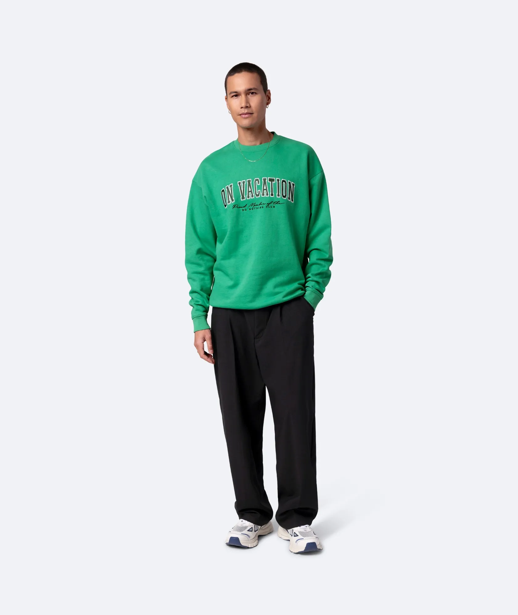 College Sweater - Mint Leaf