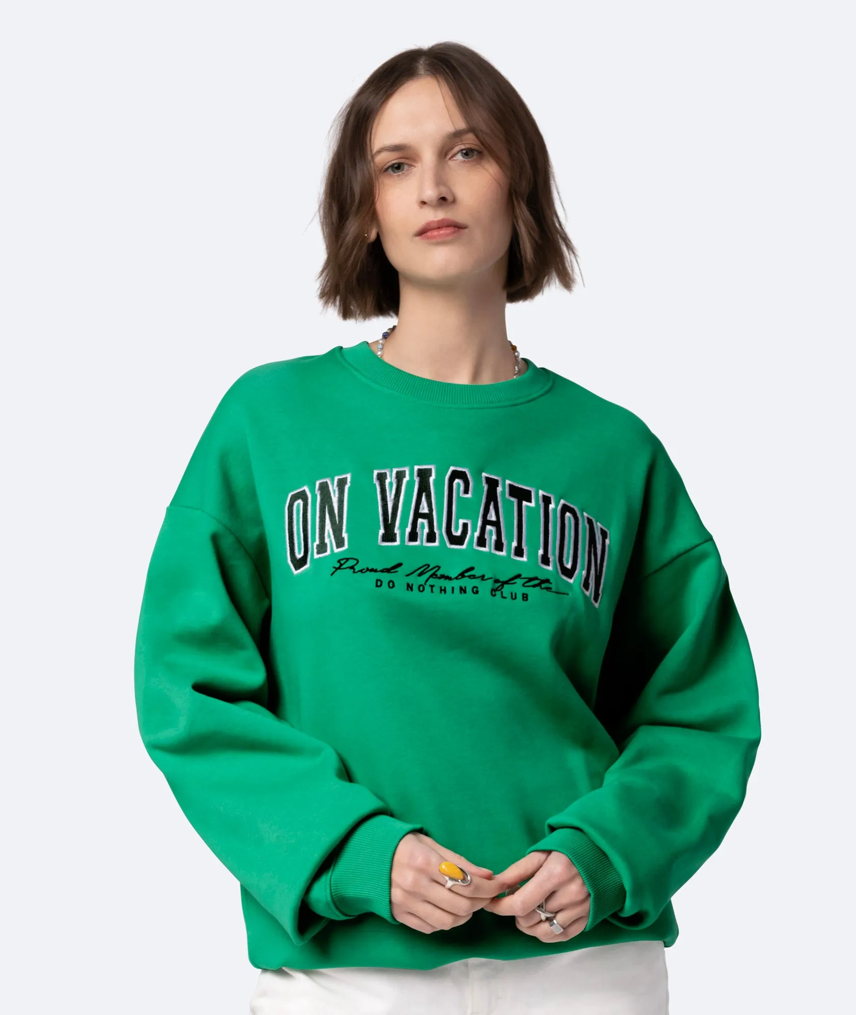 College Sweater - Mint Leaf