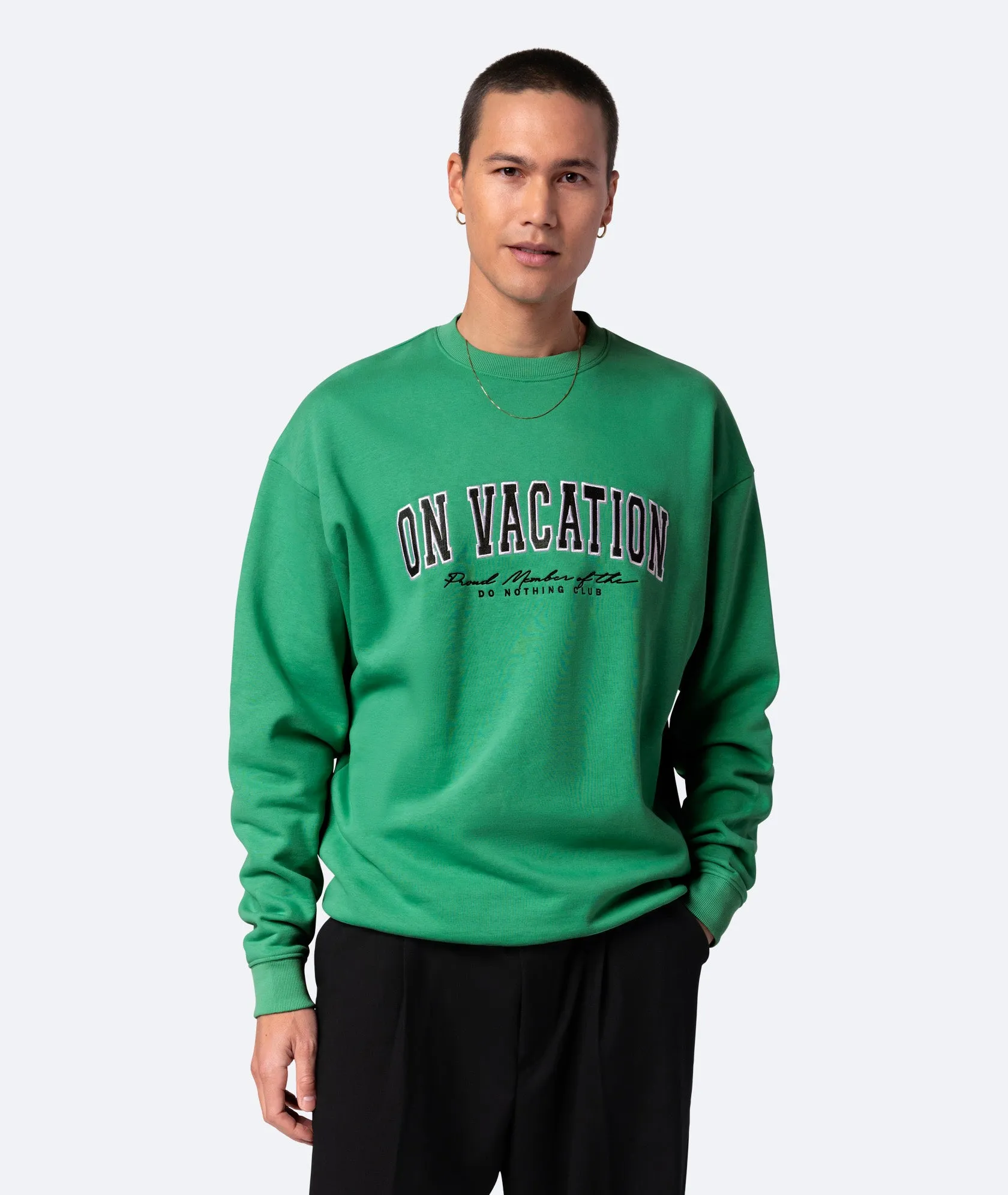 College Sweater - Mint Leaf