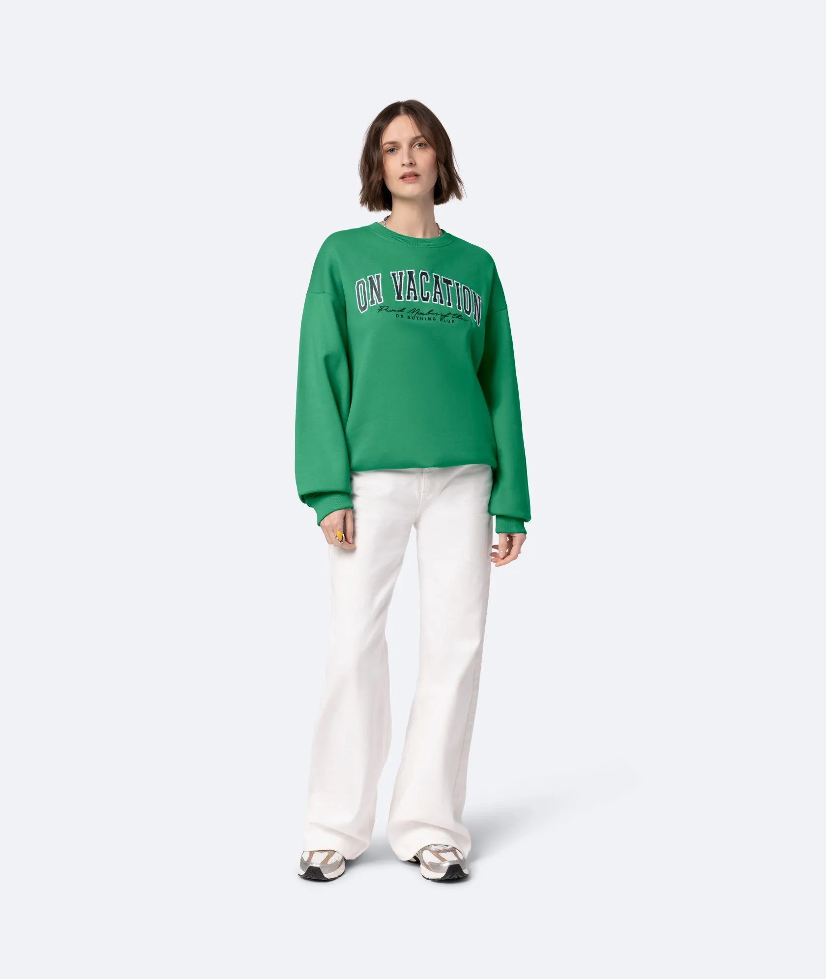 College Sweater - Mint Leaf