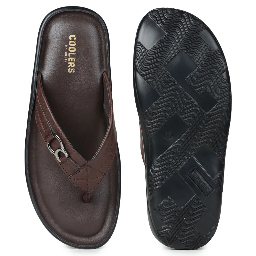 Coolers Casual (Brown) Slipper For Men LFL-04 By Liberty