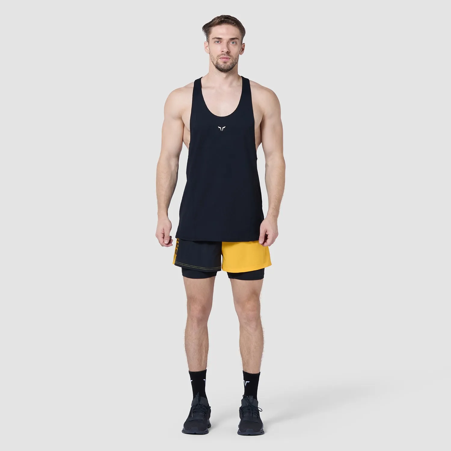 Core 5" Split 2-In-1 Shorts - Spectra Yellow & Black