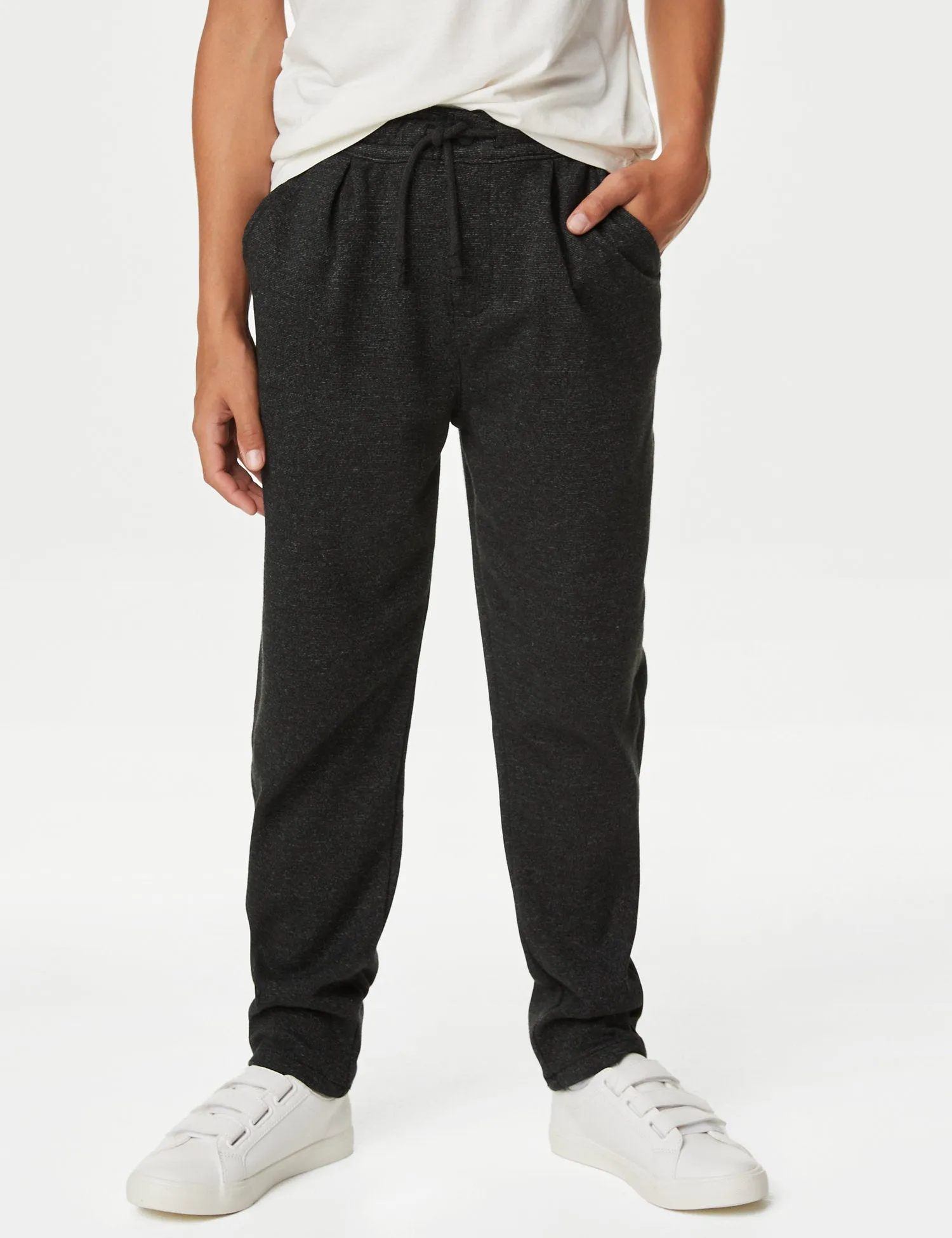 Cotton Rich Checked Joggers