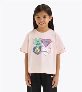 DIADORA JG.T  SUPERGIRL TEE_ PRESCHOOL GIRLS