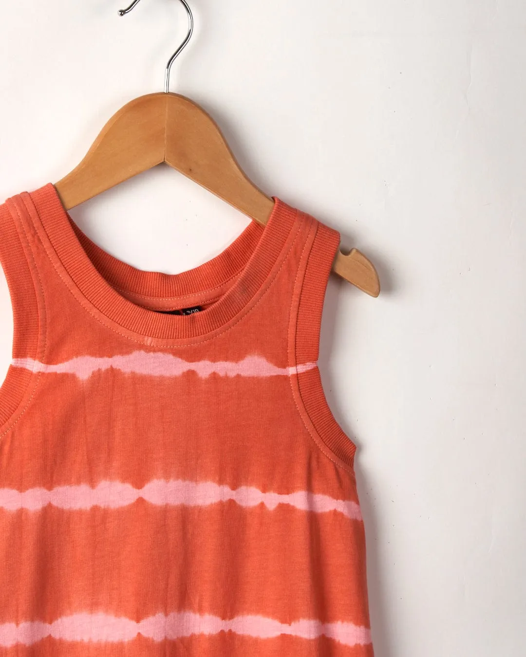 Eliana - Kids Tie Dye Vest Dress - Peach