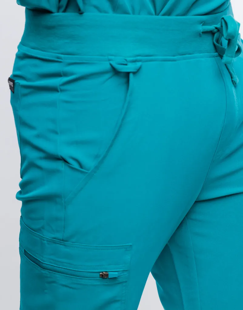 Essential Jogger Scrub Pants - Sydney Teal