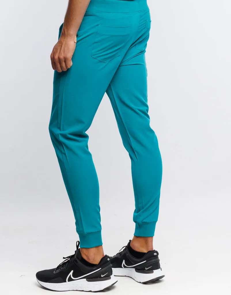 Essential Jogger Scrub Pants - Sydney Teal