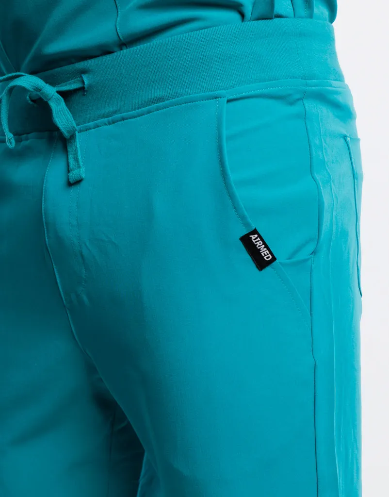 Essential Jogger Scrub Pants - Sydney Teal