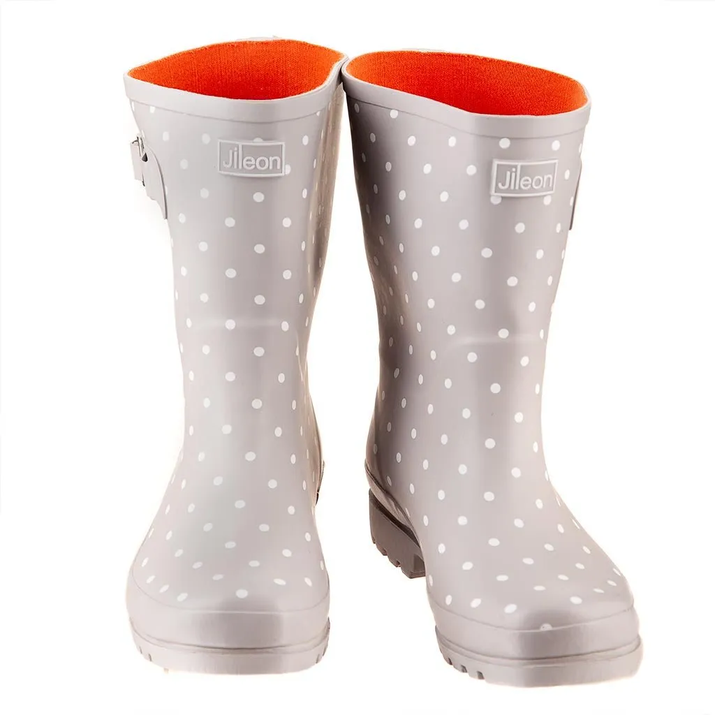 Half Height Wellies - Wide Foot & Ankle - Easy to Slip On and Off