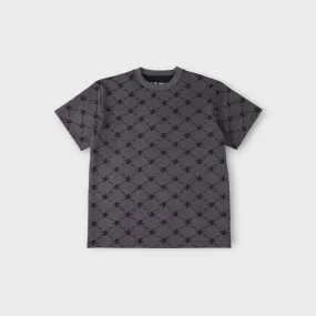 Le Fix Mk Kaj Box T-Shirt I Jacquard Grey